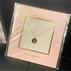 Kate Spade Gold Initial R Necklace NWT